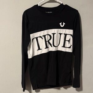 True Religion Monochrome Long Sleeve Tee